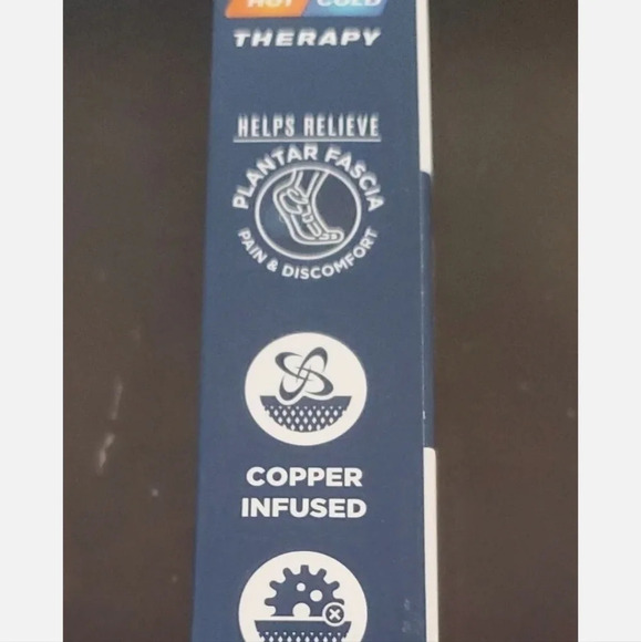 Copper Fit Rapid Relief Arch Wrap Plantar Fascia Pain Hot & Cold Therapy - Picture 4 of 6
